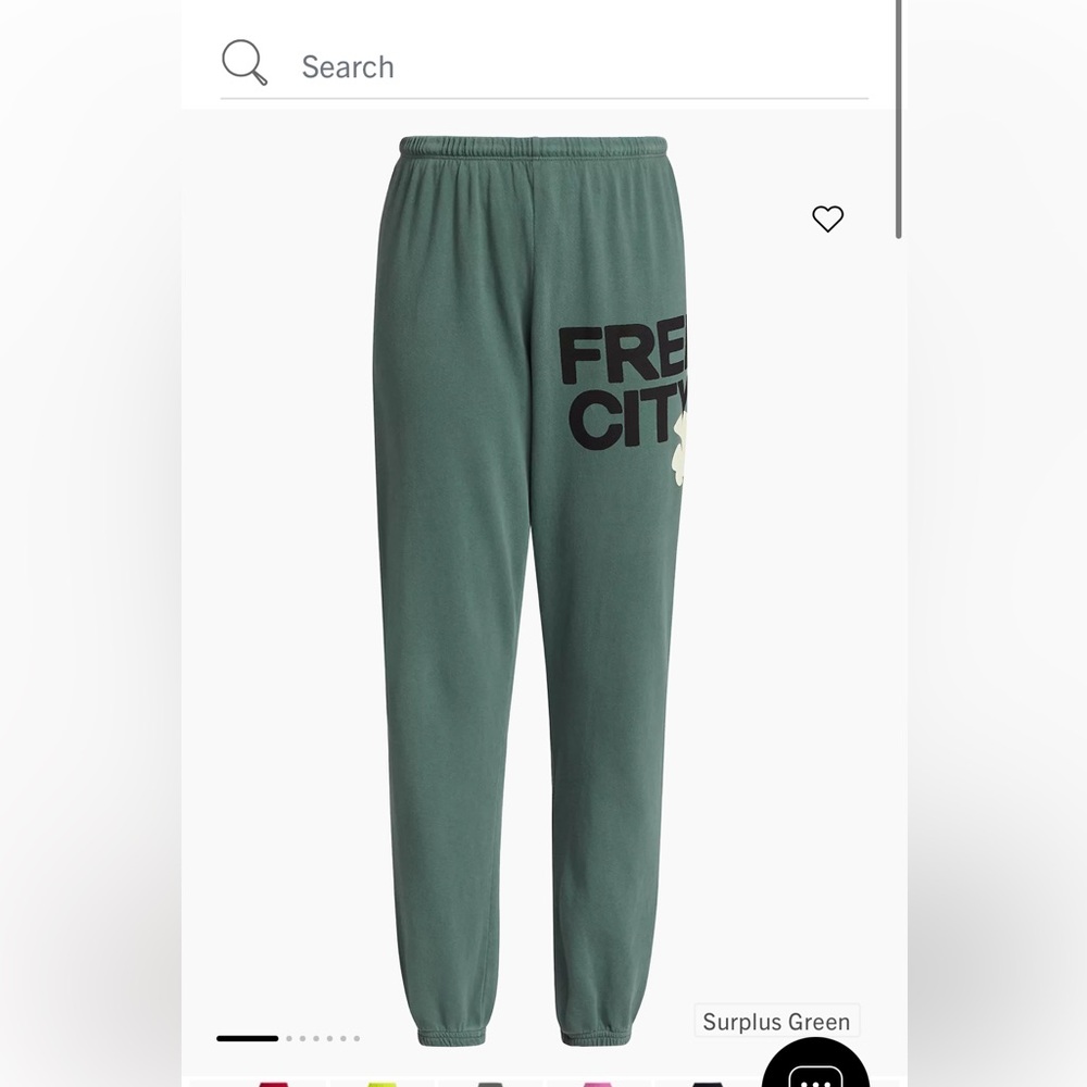 Free city sweat pant